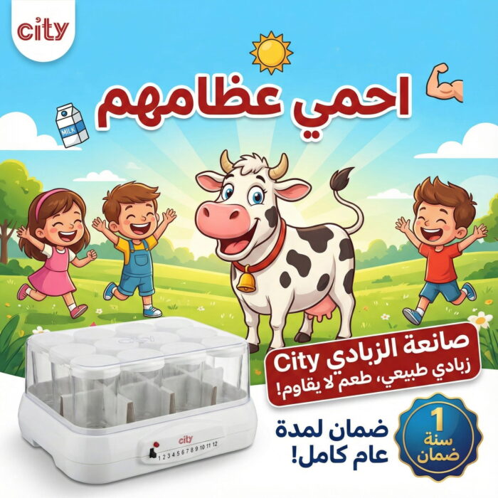 ⁦صانعه زبادي city مع ضمان سنه بخصم 50%⁩ - الصورة ⁦1⁩